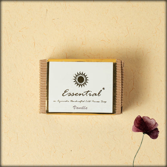 essential vanilla ayurvedic handcrafted cold process soap