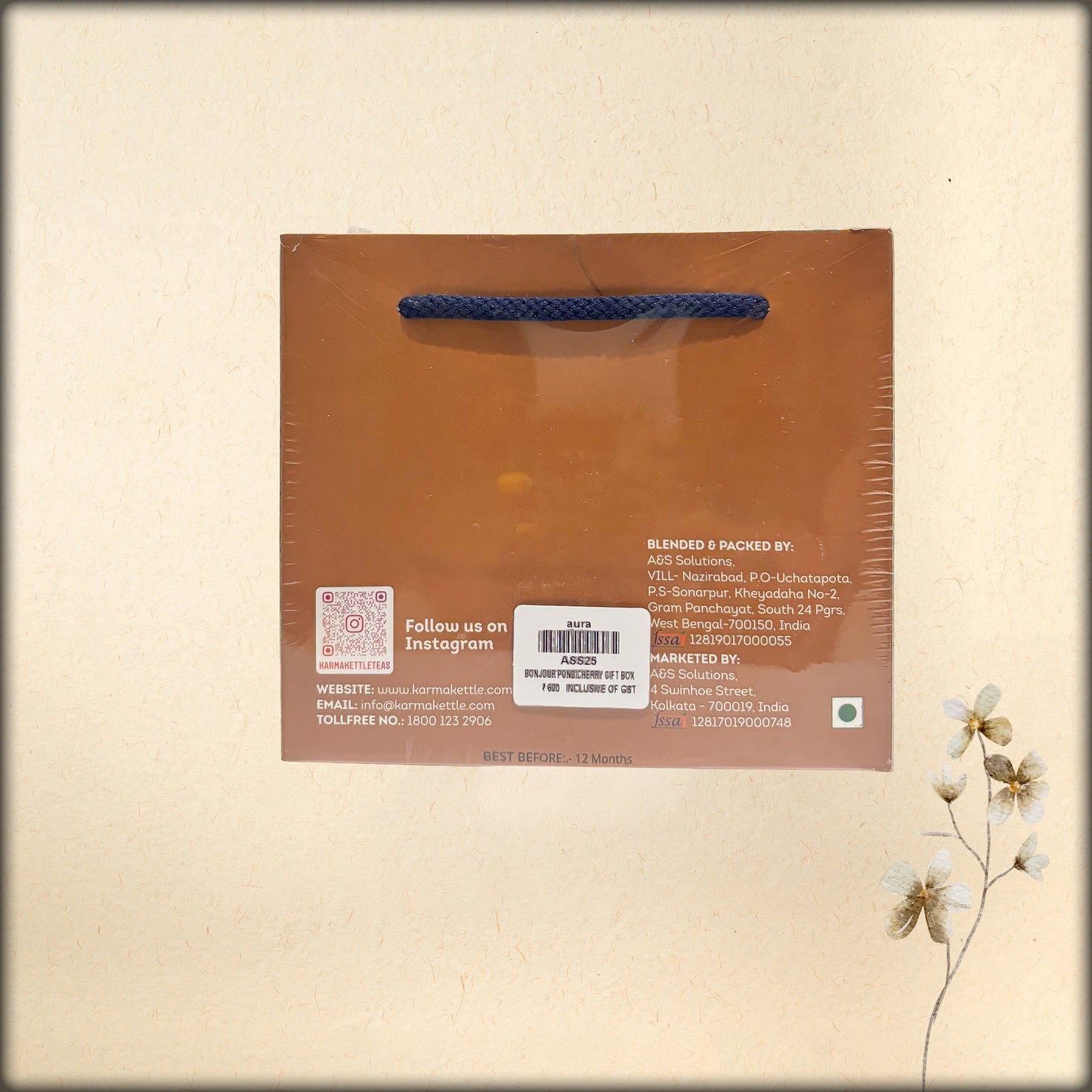 bonjour pondicherry tea gift box