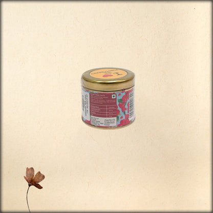 tahiti strawberry, hibiscus flower & cockscomb flower (caffeine free)