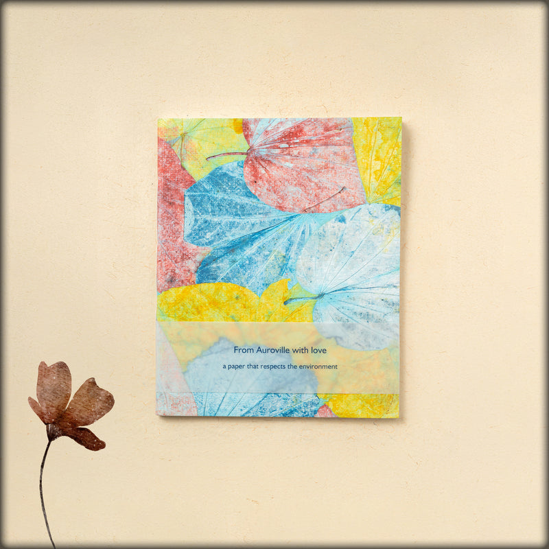 aura wildflower vine botanical handmade paper journal