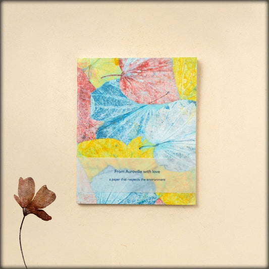 aura wildflower vine botanical handmade paper journal