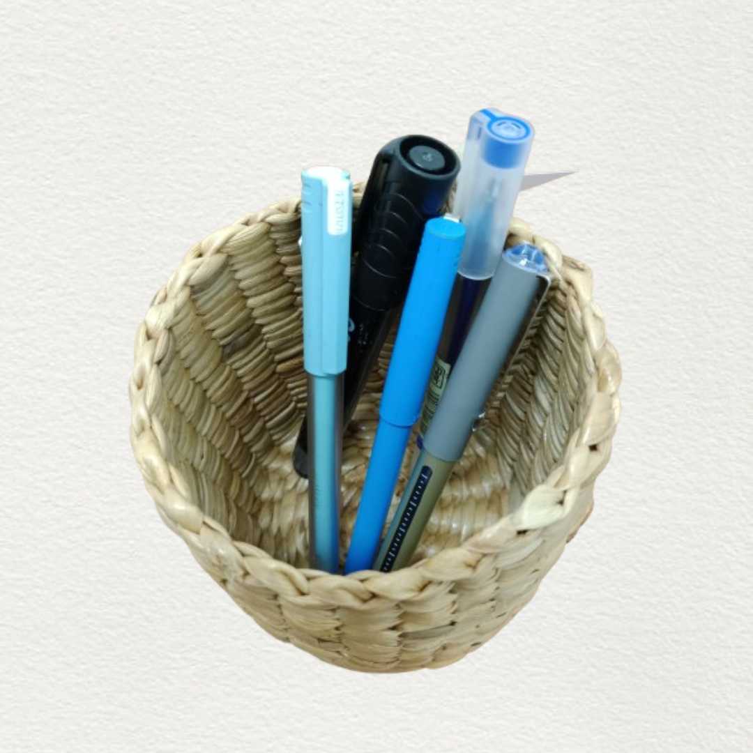 Water Hyacinth Pen and Cutlery holder