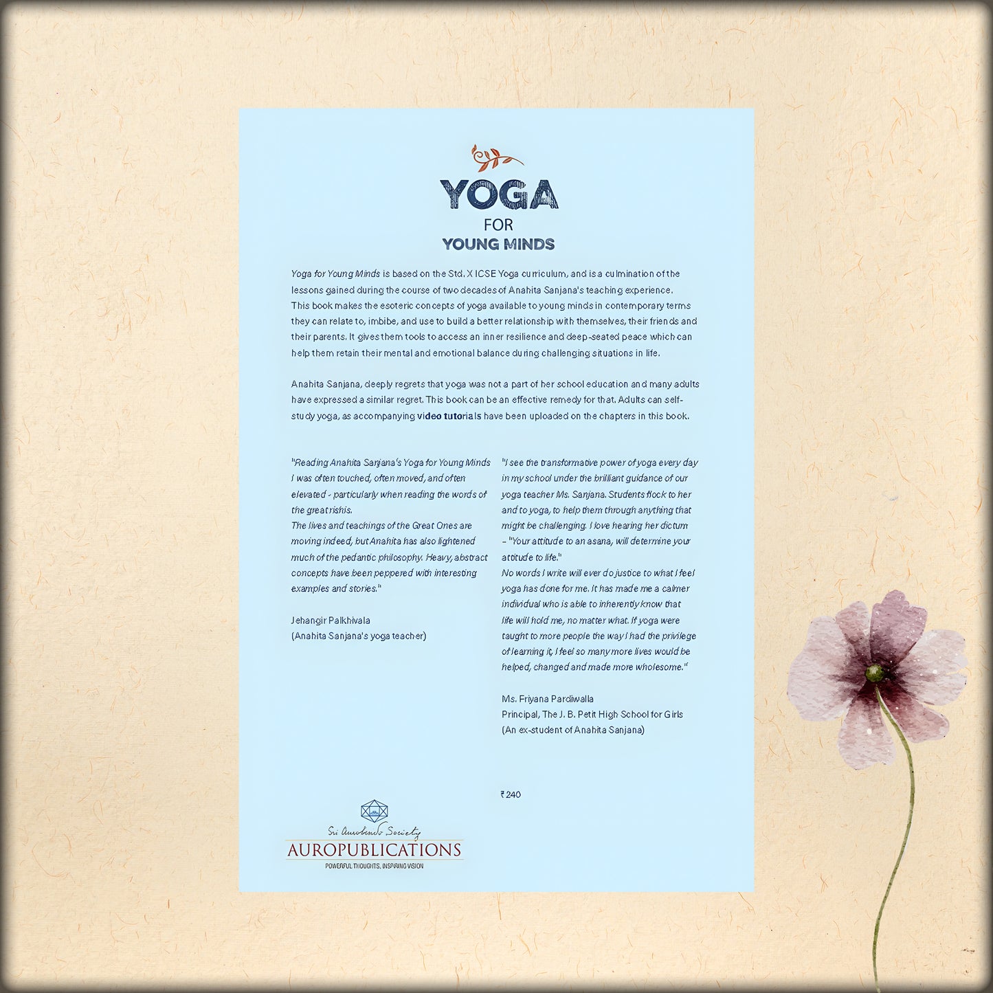 yoga for young minds - ebook by anahita sanjana