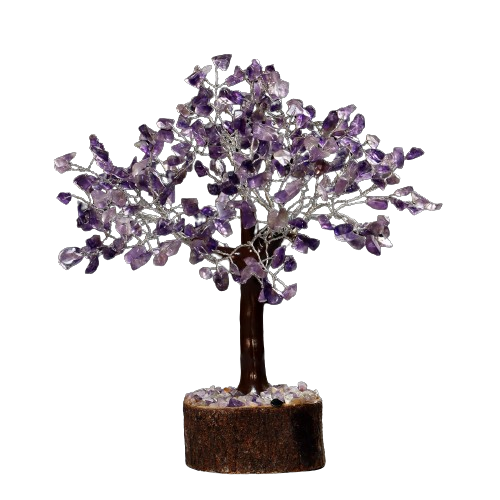 Eco-Friendly Healing Amethyst Crystal Gemstone Tree