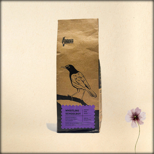 whistling schoolboy coffee