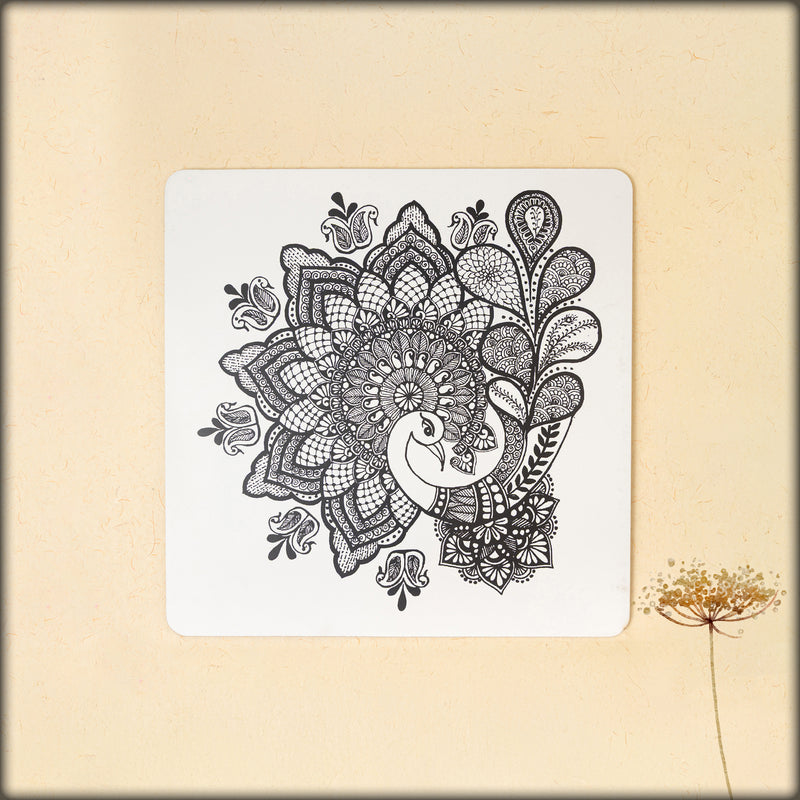 aura white sunflower botanical artistic eco-friendly mouse pad