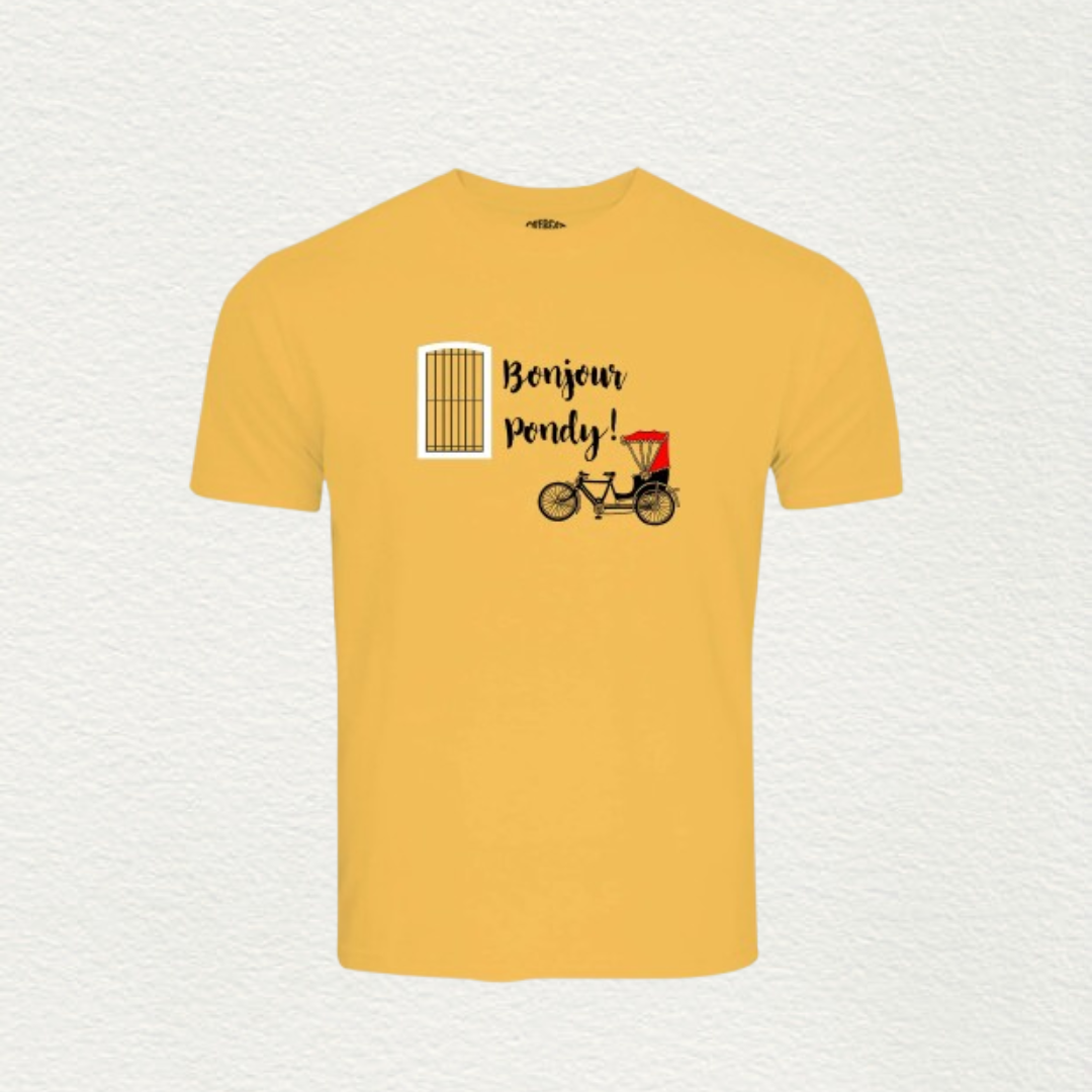 Bonjour Pondy T-Shirt Men Golden Yellow