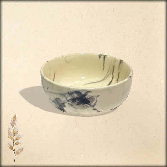 white marble serving bowl