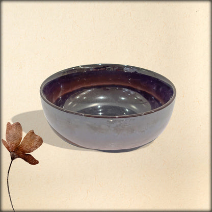 serving bowl (coffee color)