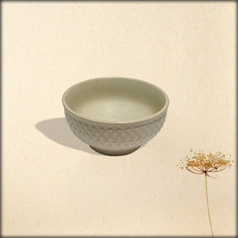 diamond bowl (white)