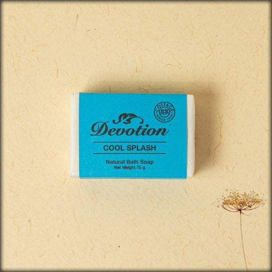 devotion cool splash natural bath soap