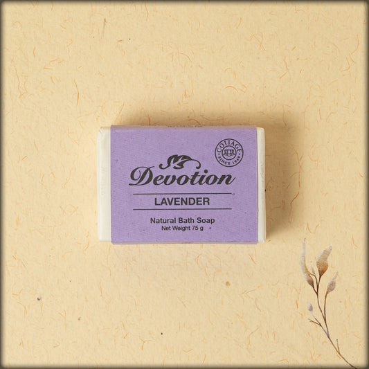 devotion lavender natural bath soap