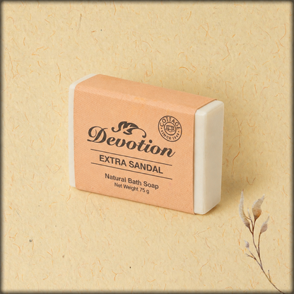 extra sandal natural bath soap - devotion