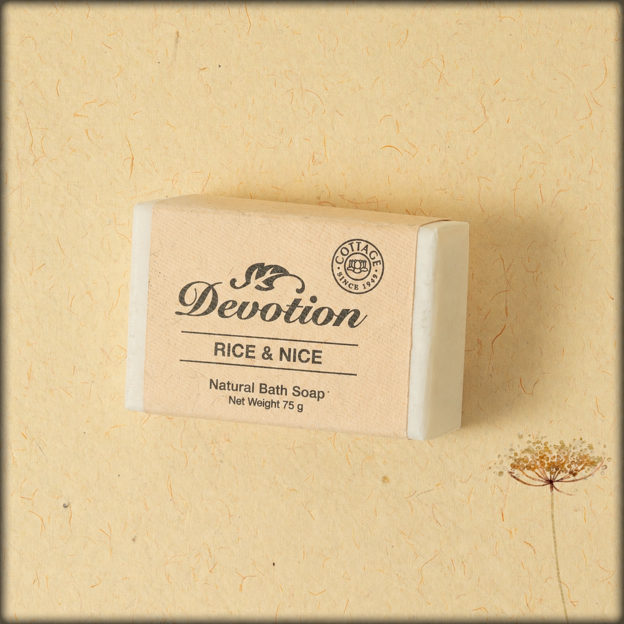 rice natural bath soap - devotion