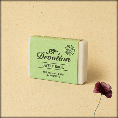 sweet basil natural bath soap - devotion