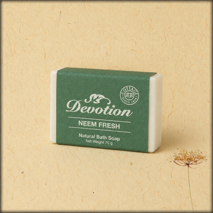 neem fresh natural bath soap - devotion