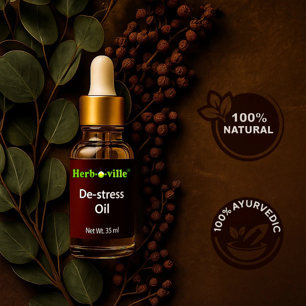 de-stress massage oil