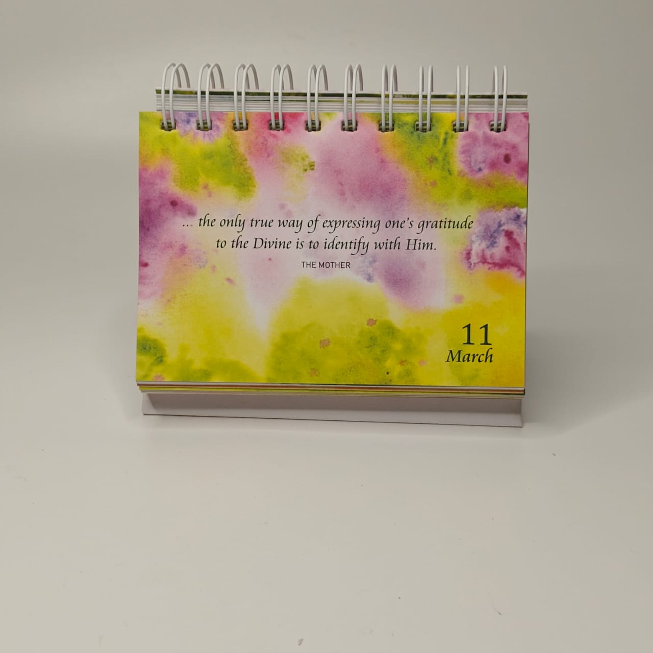 Daily Quotation Desk Calendar - Sri Aurobindo Ashram Pondicherry