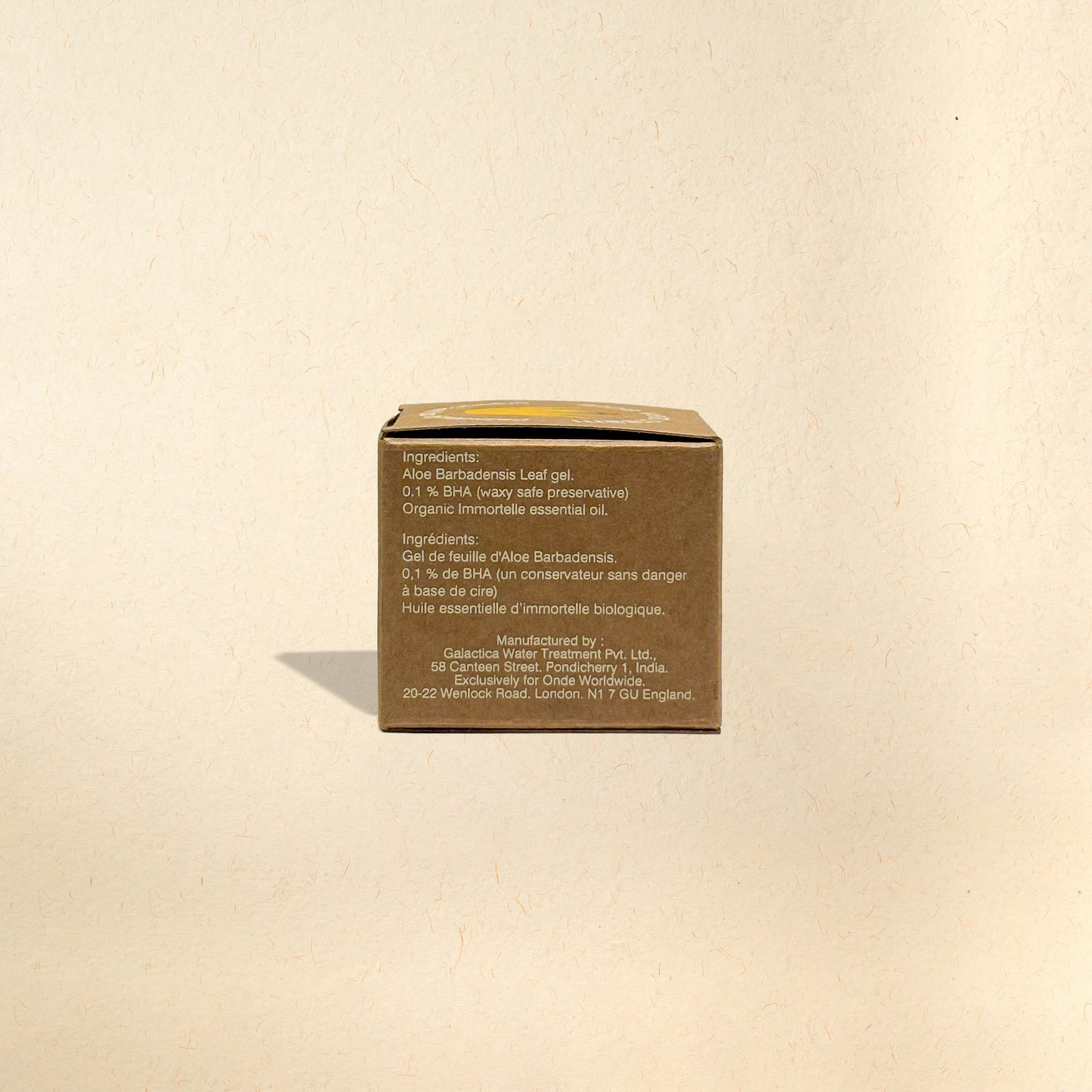 onde dynamized aloe vera cream