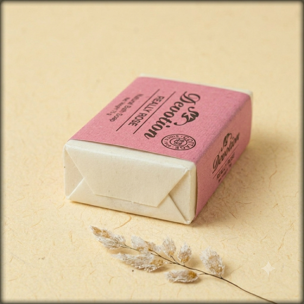 rose natural bath soap - devotion