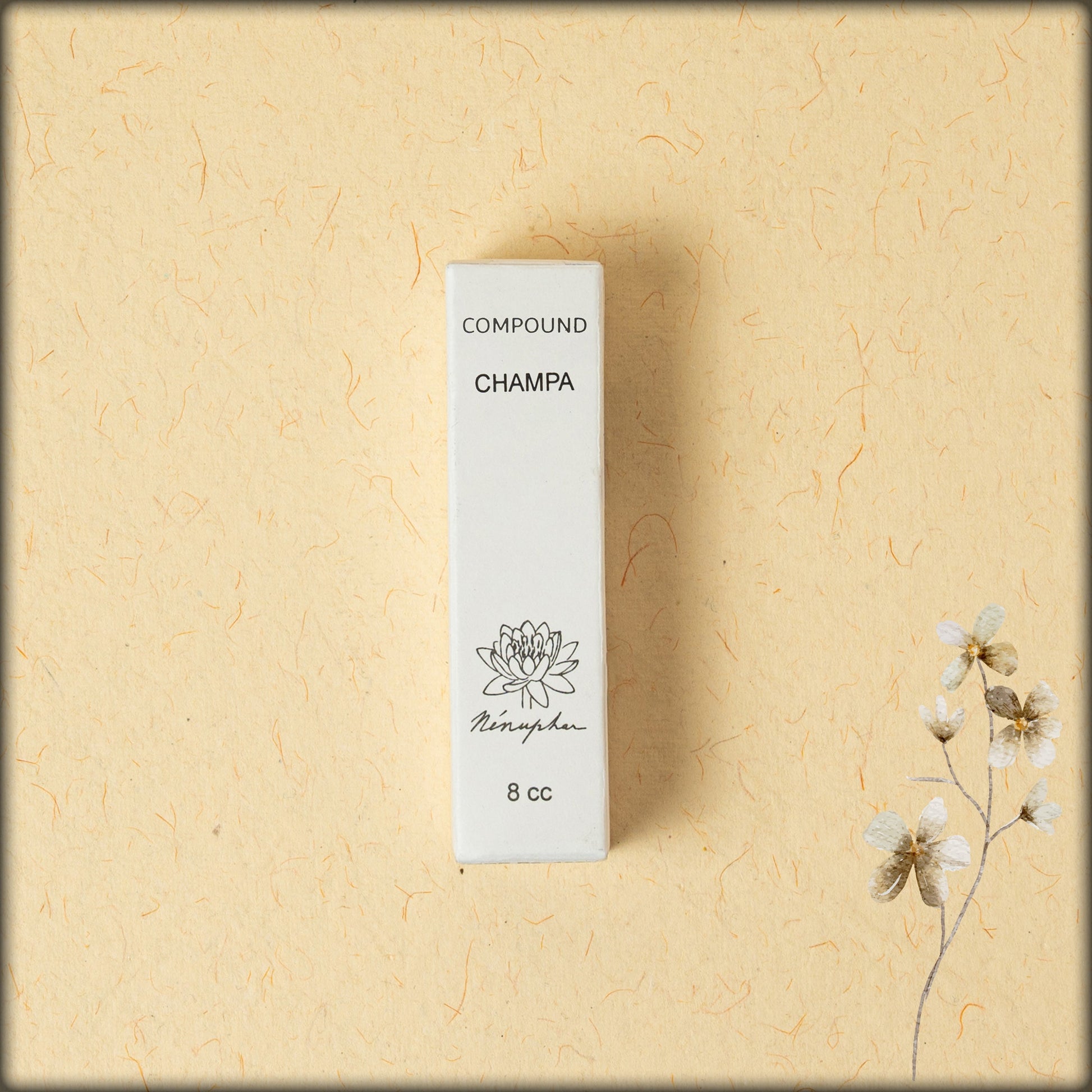 buy now Natural Champa attar roll-on perfume oil with a warm and soothing floral fragrance, alcohol-free long-lasting perfume oil for everyday use available in aura, a unit of auroservice trust, pondicherry