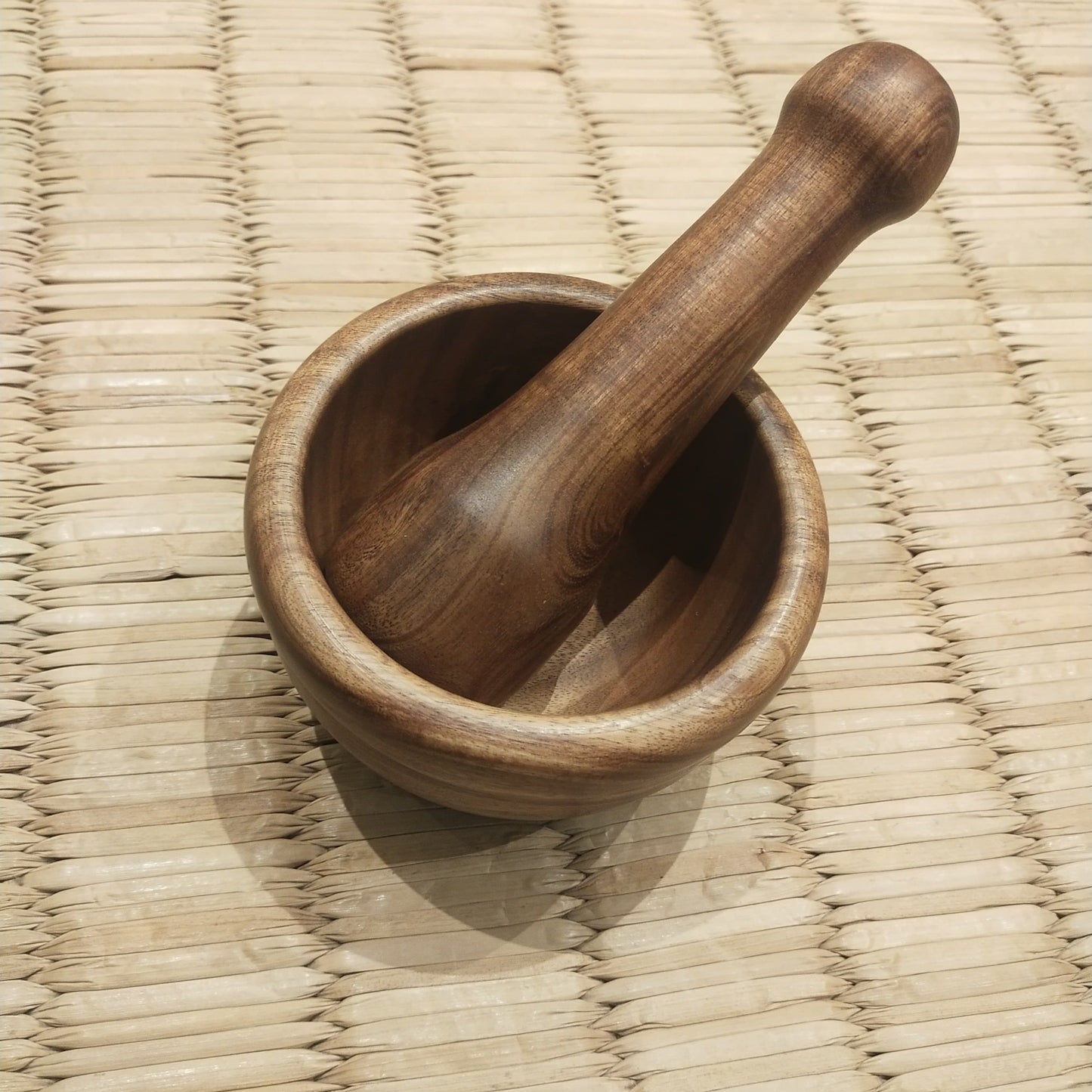 Handmade Auro Wooden Mortar Pestle Kitchen Masher