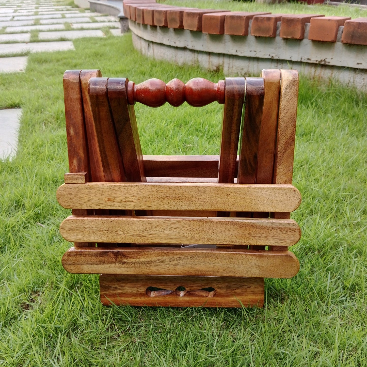 Portable Wooden Foldable Stool