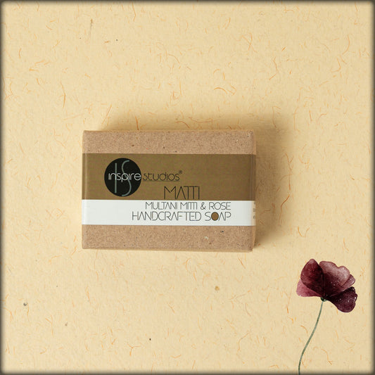 inspire studios matti multani mitti and rose handcrafted soap