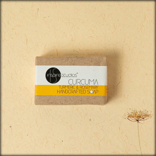 inspire studios curcuma turmeric and rosemary handcrafted soap