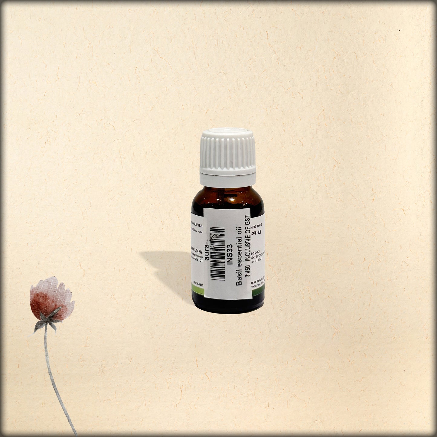 basil pure aromatherapy essential oil - 20ml