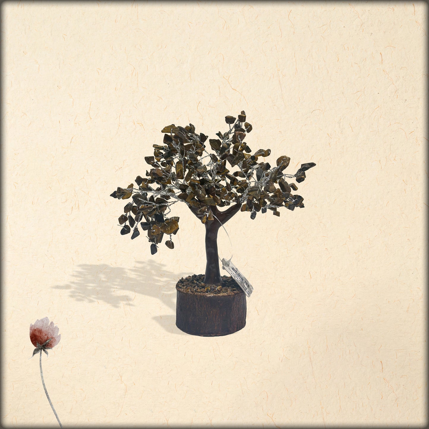 tiger’s eye crystal tree - small