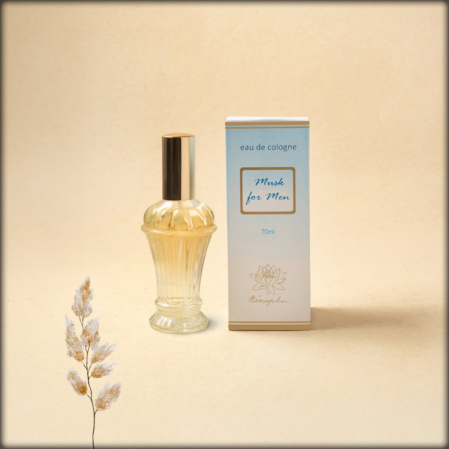 aura eau de cologne musk for men