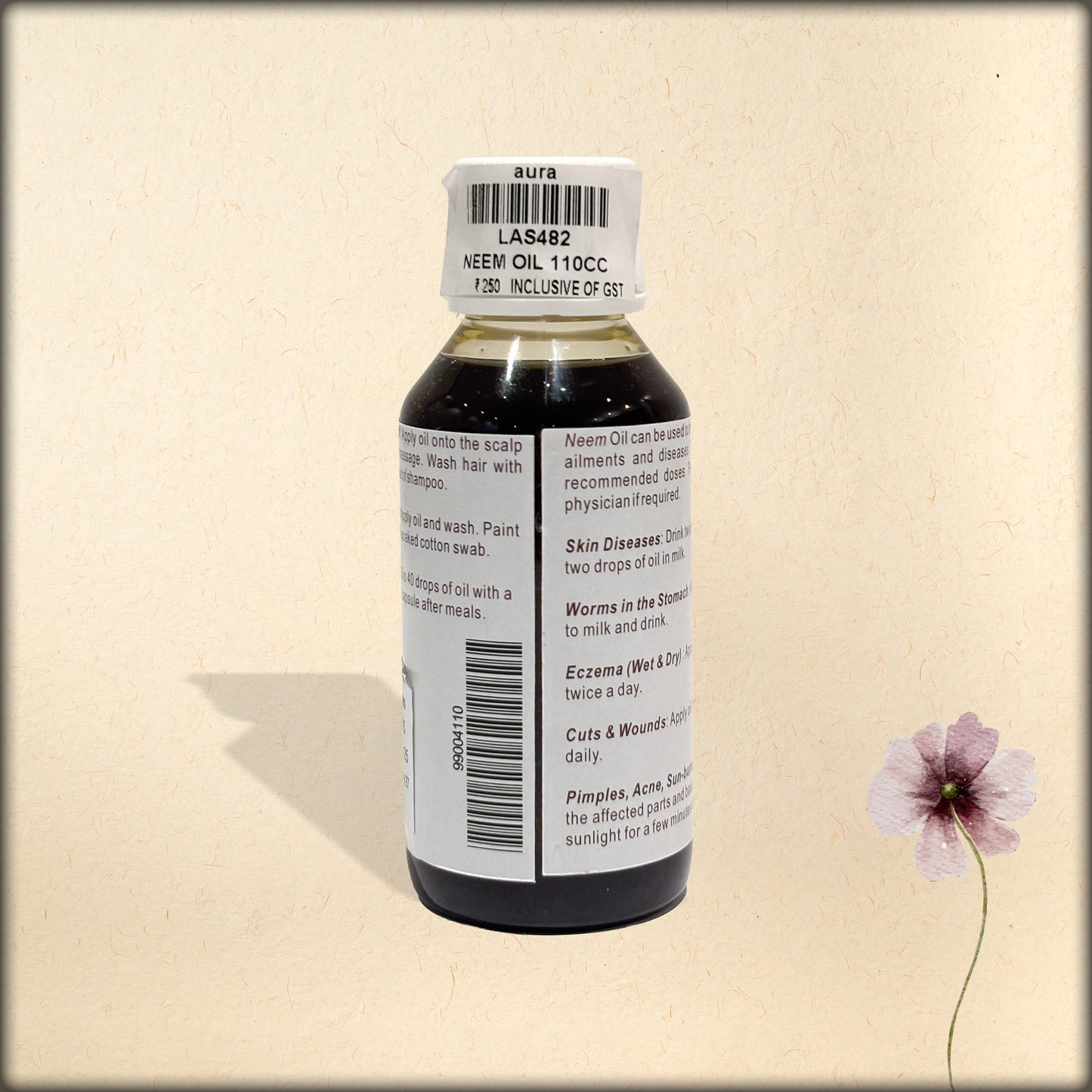 neem natural hair and skin care oil - 110cc