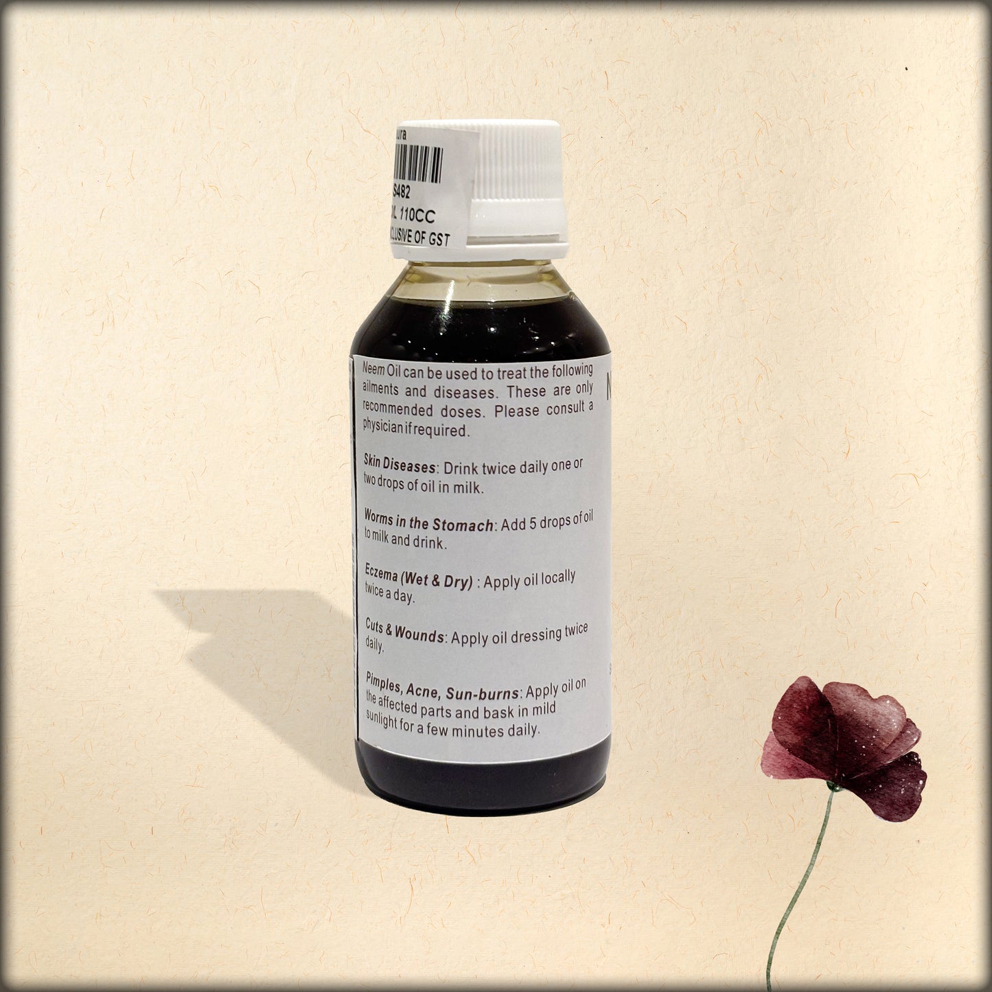 neem natural hair and skin care oil - 110cc