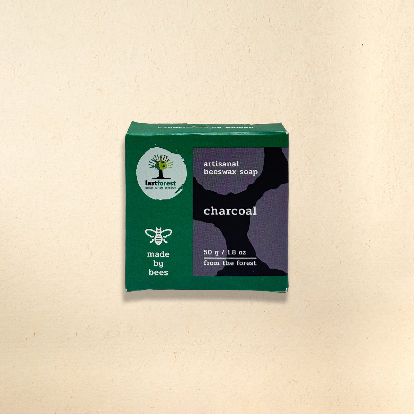 Charcoal beeswax soap