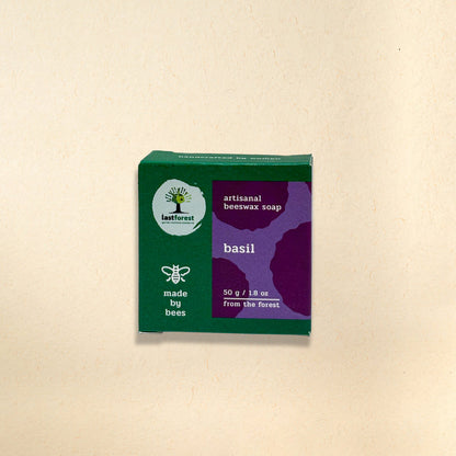 Basil beeswax soap
