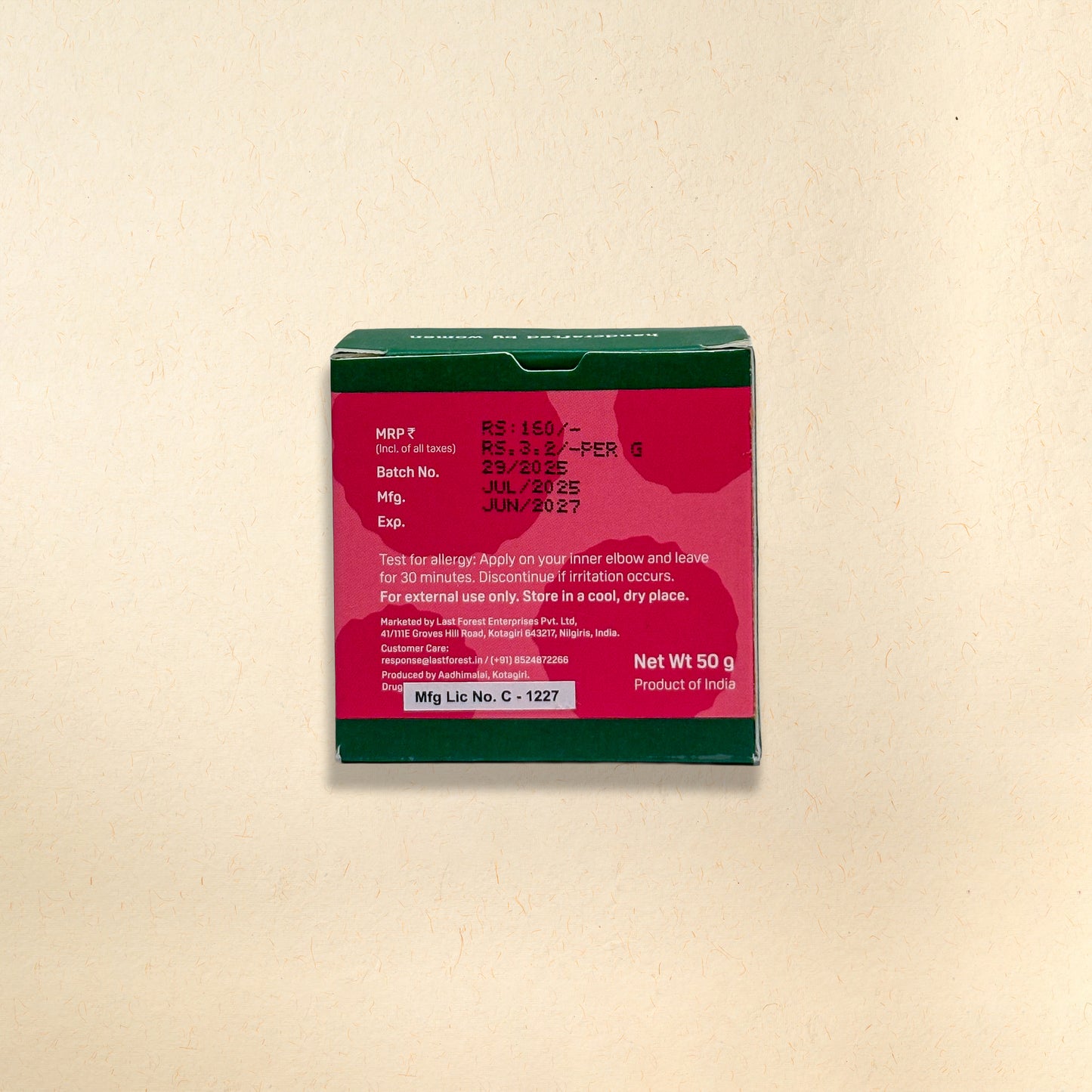 Geranium beeswax soap