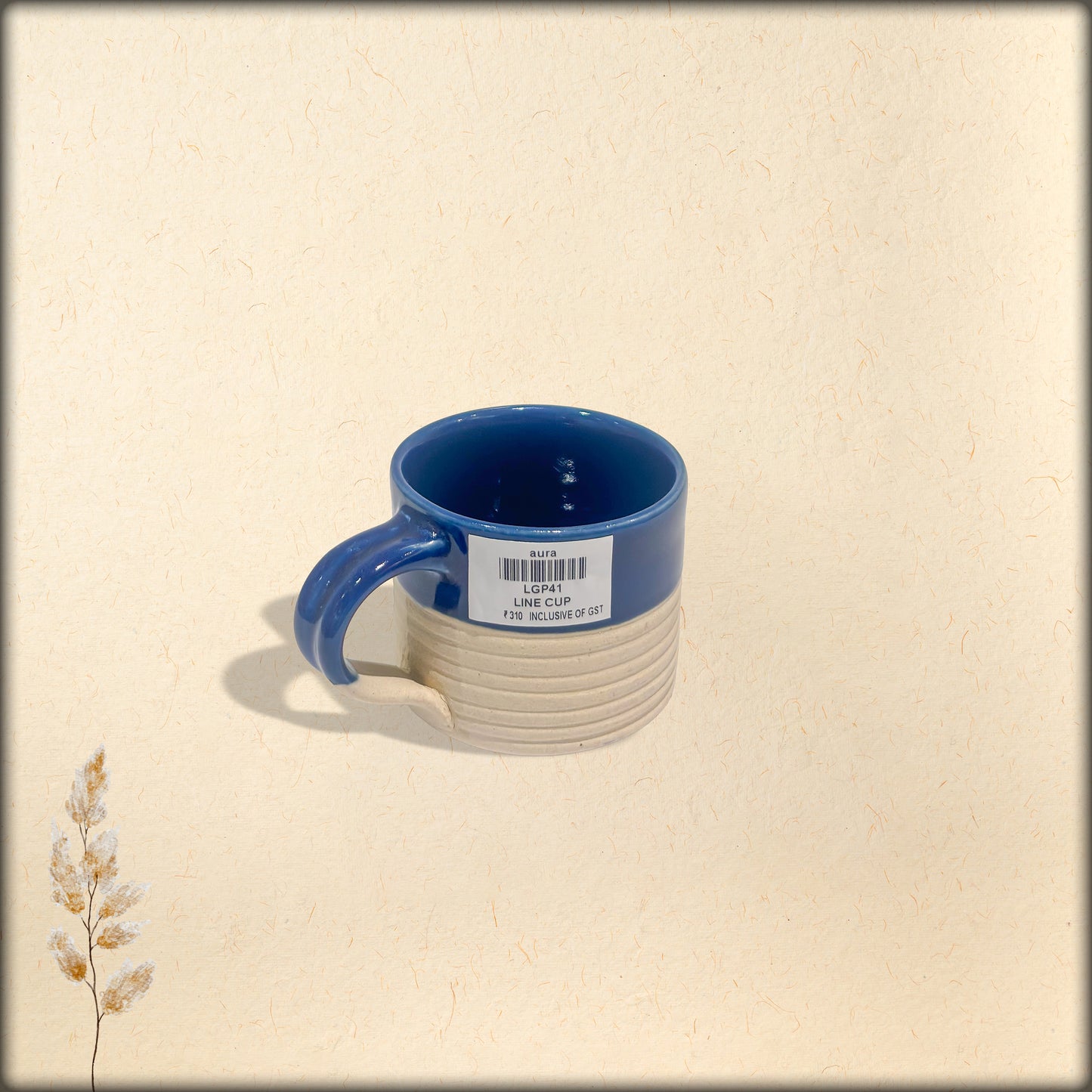 Line Cup (blue n white)