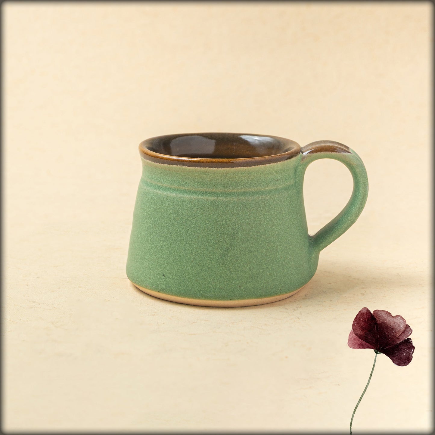 aura green olive drift mug