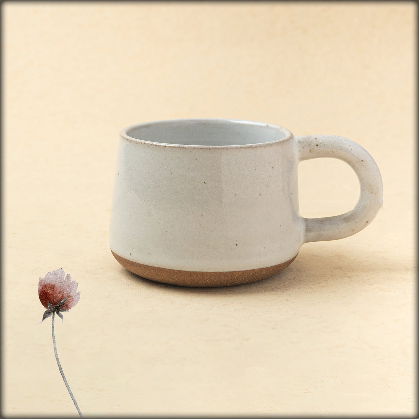 aura white mug
