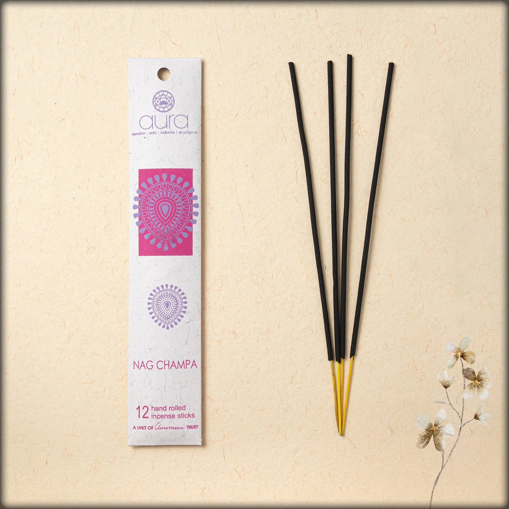 online-shopping-Long-lasting-nag-champa-incense-sticks-for-home fragrance-and-yoga-this-floral-fragrance-is-suitable-for-all-the-occasions-available-at-aura-experience-store-pondicherry