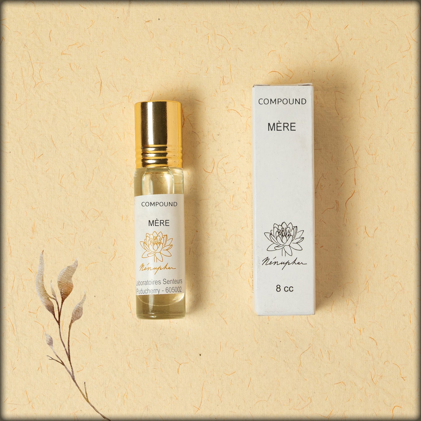 online shopping Mere roll-on perfume oil from Sri Aurobindo Ashram, Pondicherry, featuring a natural alcohol-free fragrance and long-lasting aromatic blend for daily use available at aura store pondicherry