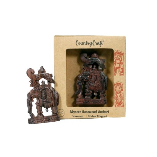 mysore rosewood ambari fridge magnet, an elegant and unique decor piece