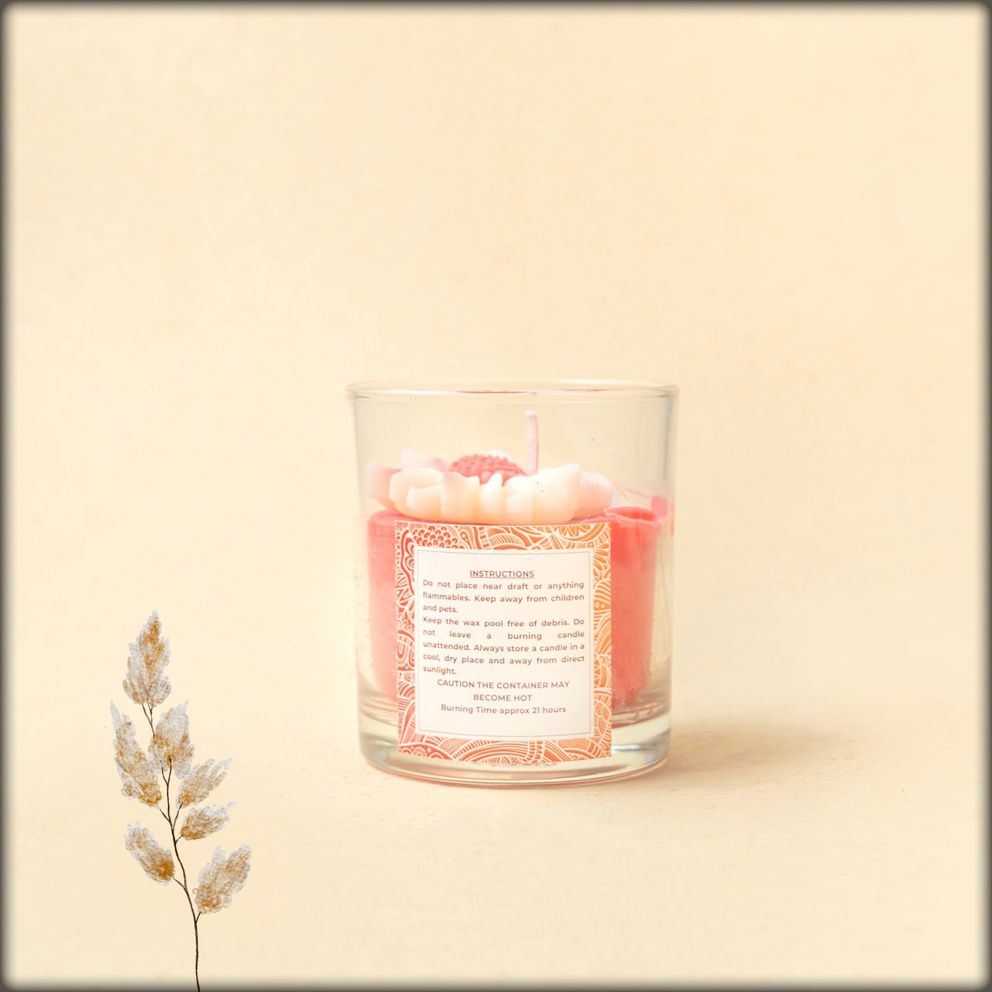 the divine grace musk pure soy wax candle