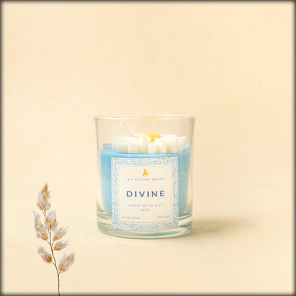 the divine grace divine pure soy wax candle