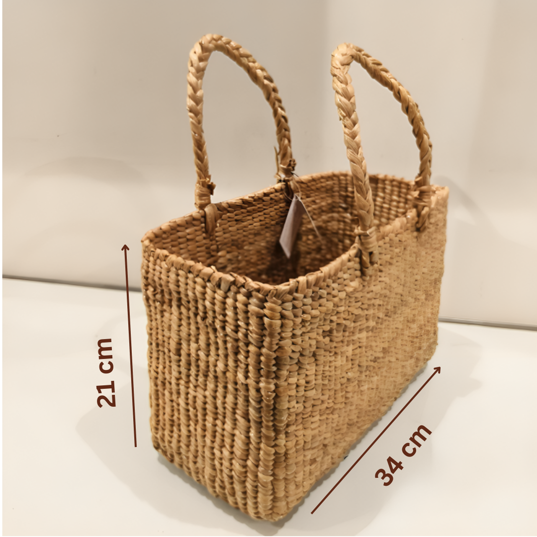 Eco Friendly Water Hyacinth Basket