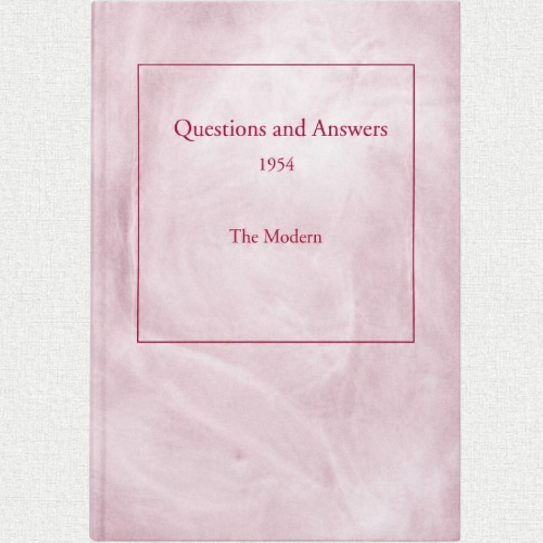 Questions And Answers 1954 - The Mother