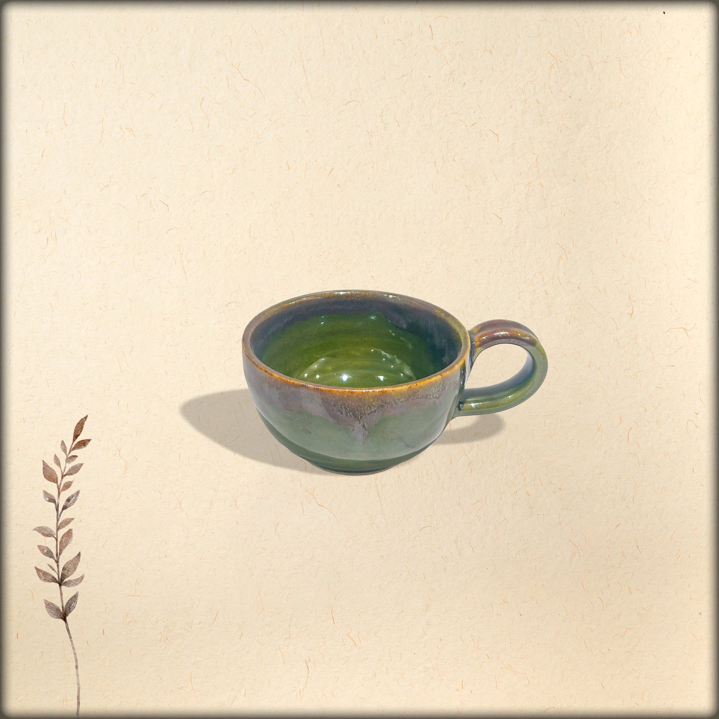 Once Cup Tea Pot (OLIVE GREEN)