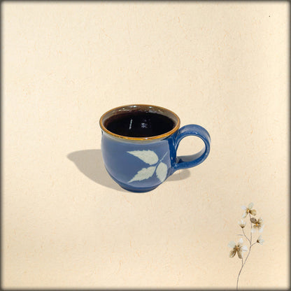 leaf cup (dark blue)