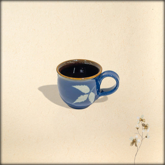 leaf cup (dark blue)
